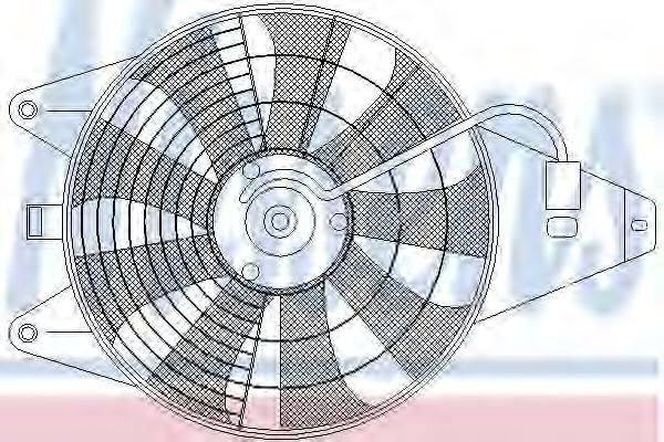 NISSENS 85375 Вентилятор, конденсатор кондиціонера