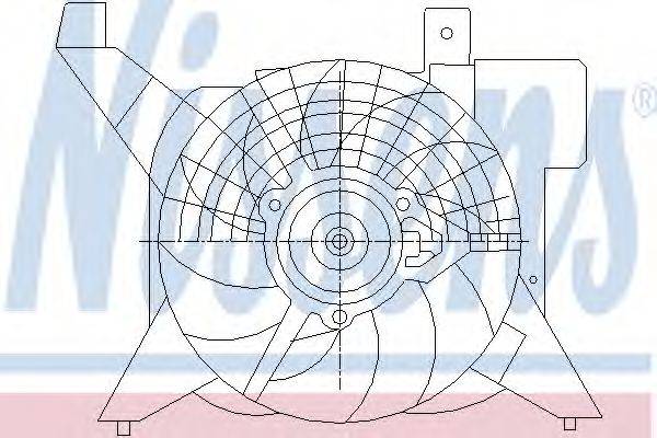 NISSENS 85476 Вентилятор, охолодження двигуна