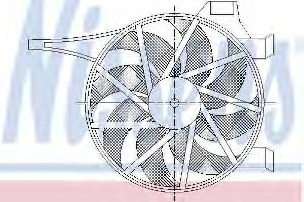 NISSENS 85596 Вентилятор, охолодження двигуна