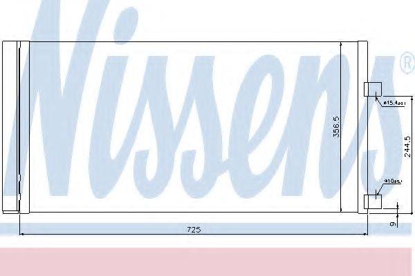 NISSENS 940034 Конденсатор, кондиціонер