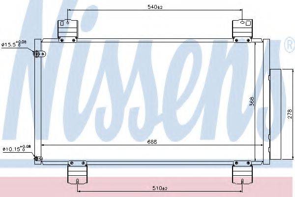 NISSENS 940113 Конденсатор, кондиціонер