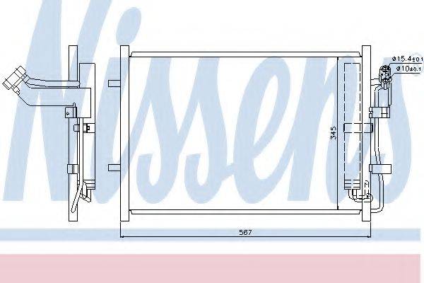 NISSENS 940148 Конденсатор, кондиціонер