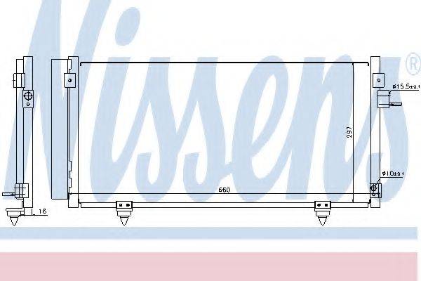 NISSENS 940257 Конденсатор, кондиціонер