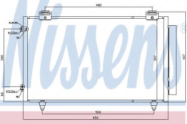 NISSENS 940299 Конденсатор, кондиціонер