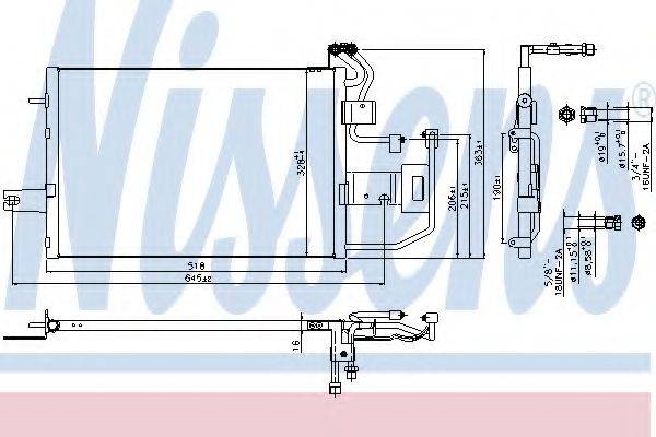 NISSENS 940317 Конденсатор, кондиціонер