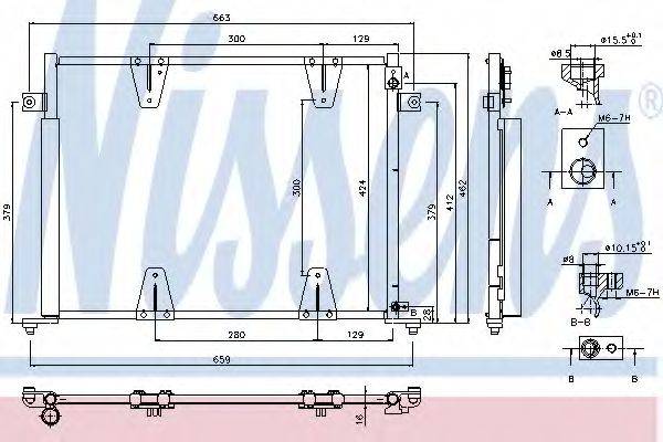 NISSENS 940373 Конденсатор, кондиціонер