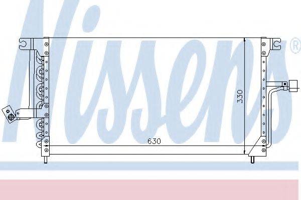 NISSENS 94183 Конденсатор, кондиціонер