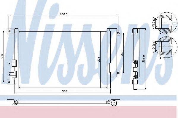 NISSENS 94746 Конденсатор, кондиціонер