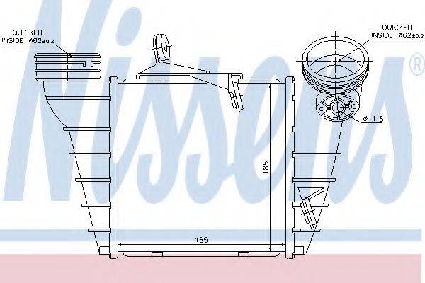 NISSENS 96773 Інтеркулер