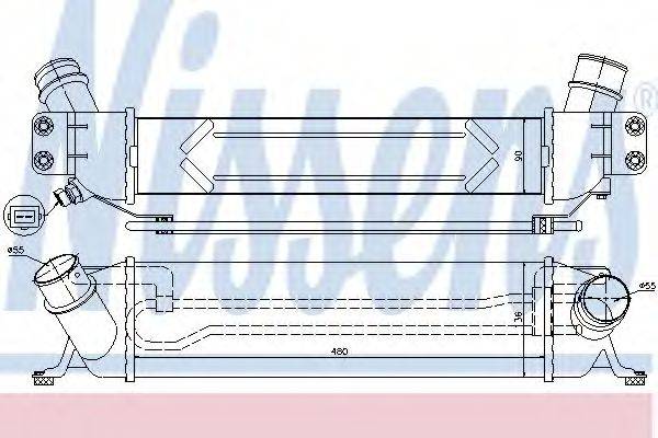 NISSENS 96459 Інтеркулер
