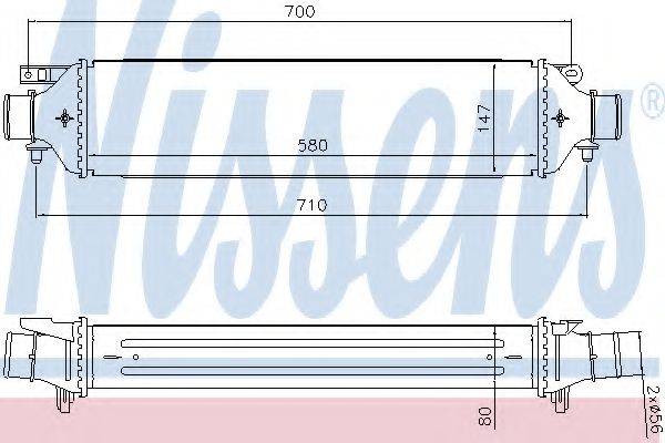 NISSENS 96477 Інтеркулер