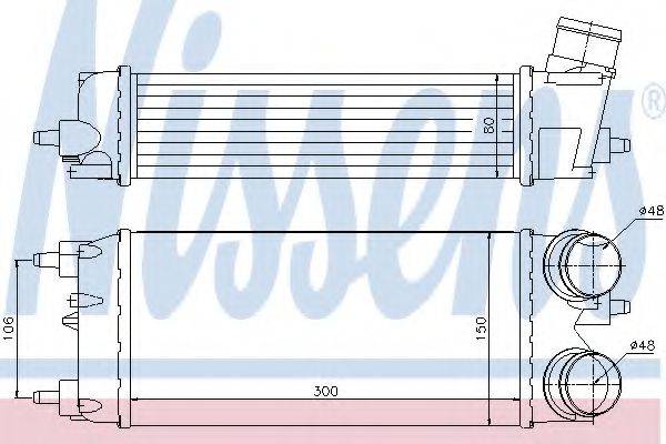 NISSENS 96553 Інтеркулер