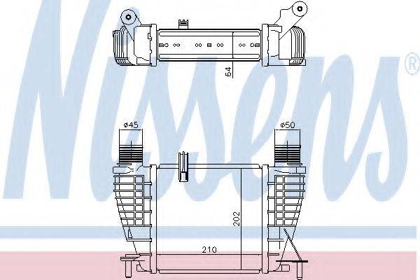 NISSENS 96396 Інтеркулер