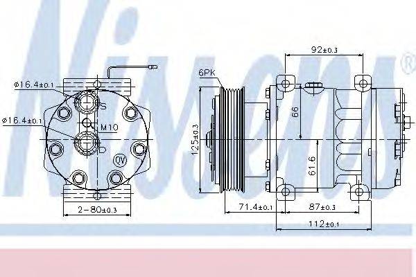 NISSENS 89129 Компресор, кондиціонер