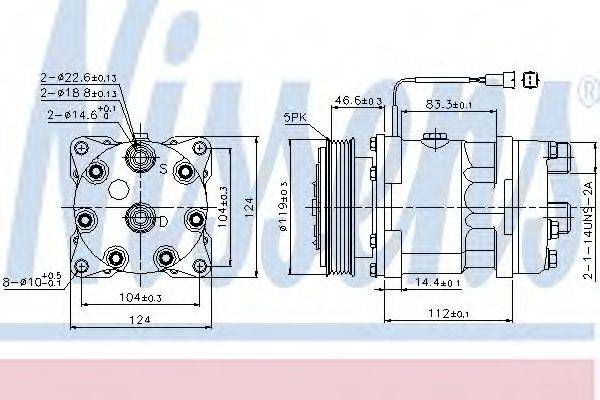 NISSENS 89171 Компресор, кондиціонер