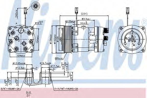 NISSENS 89410 Компресор, кондиціонер