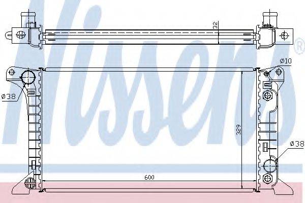 NISSENS 62367A Радіатор, охолодження двигуна