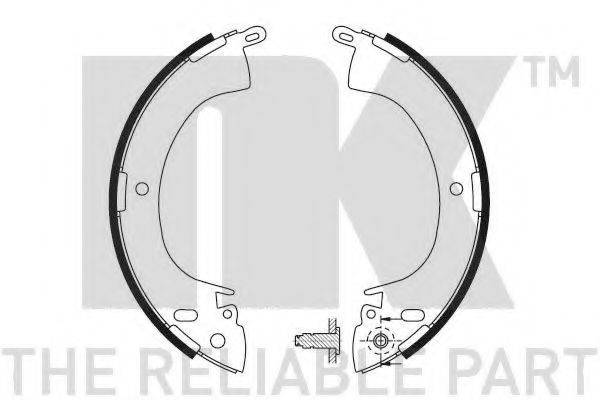 NK 2730420 Комплект гальмівних колодок