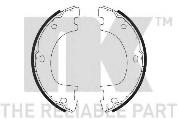 NK 2733773 Комплект гальмівних колодок, стоянкова гальмівна система