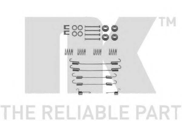 NK 7919747 Комплектуючі, гальмівна колодка