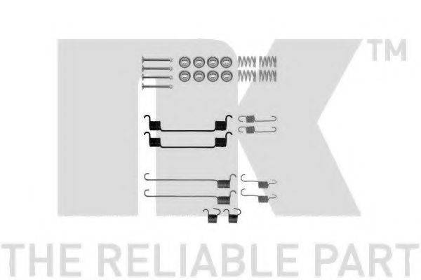 NK 7932802 Комплектуючі, гальмівна колодка