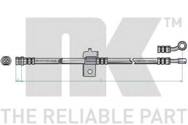 NK 853496 Гальмівний шланг