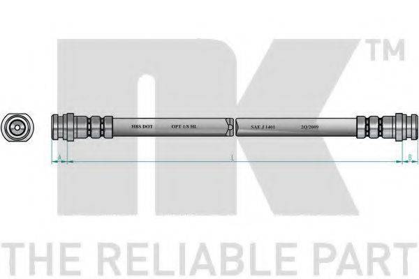 NK 855235 Гальмівний шланг