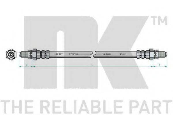 NK 852567 Гальмівний шланг