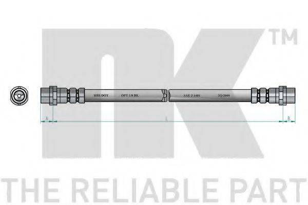 NK 8547101 Гальмівний шланг
