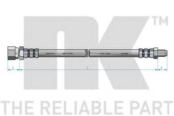 NK 853324 Гальмівний шланг