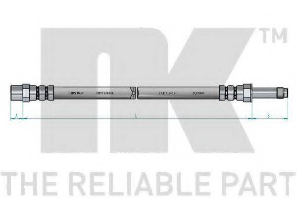 NK 851516 Гальмівний шланг