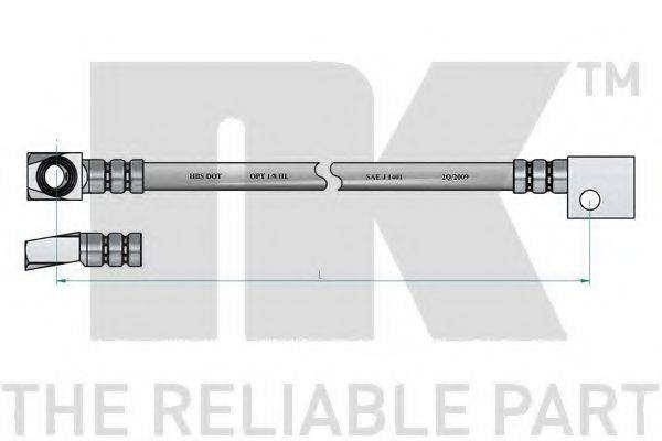 NK 853635 Гальмівний шланг