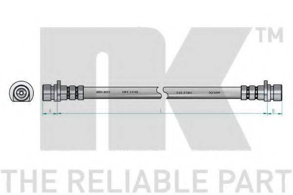 NK 852672 Гальмівний шланг