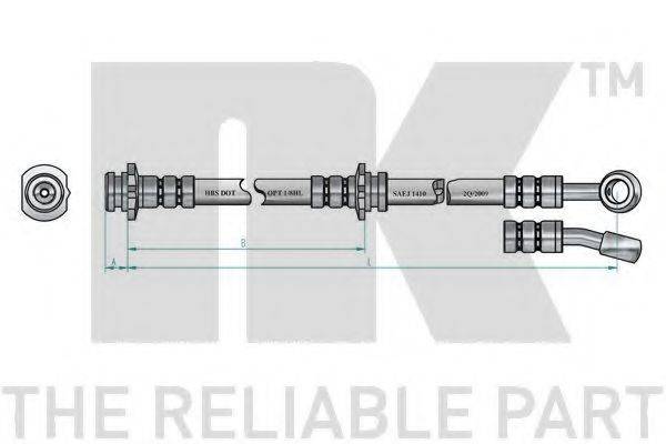 NK 852260 Гальмівний шланг