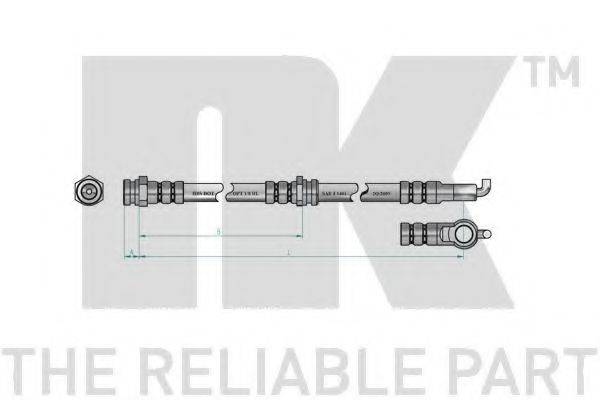 NK 853240 Гальмівний шланг