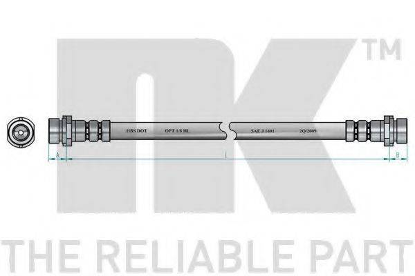 NK 8525121 Гальмівний шланг