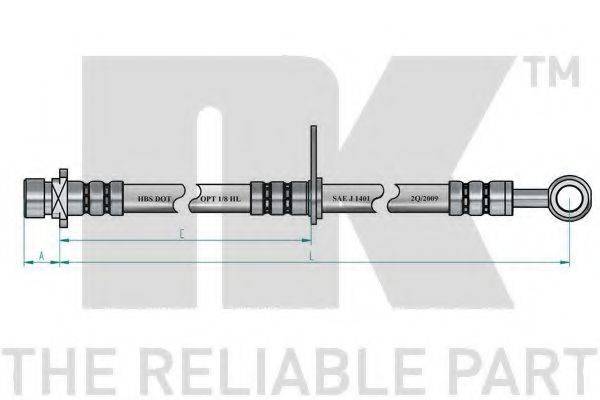 NK 852662 Гальмівний шланг