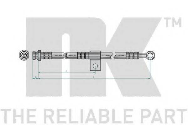 NK 853413 Гальмівний шланг
