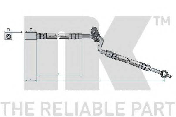 NK 853258 Гальмівний шланг
