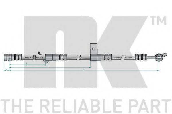 NK 853510 Гальмівний шланг