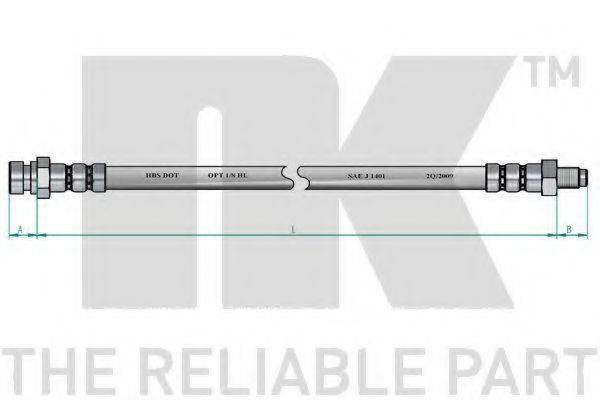 NK 853059 Гальмівний шланг