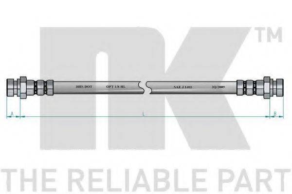 NK 853473 Гальмівний шланг