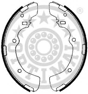 OPTIMAL BB3790 Комплект гальмівних колодок