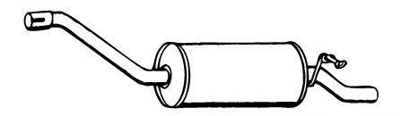 WALKER 12699 Глушник вихлопних газів кінцевий