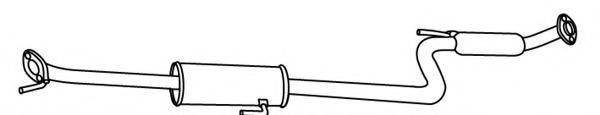 WALKER 19643 Середній глушник вихлопних газів
