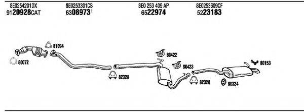 WALKER AD25190A Система випуску ОГ