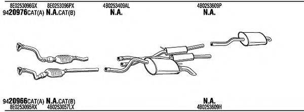 WALKER ADH08946AA Система випуску ОГ