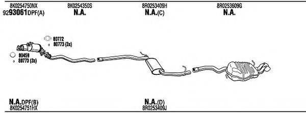 WALKER ADK27564BA Система випуску ОГ