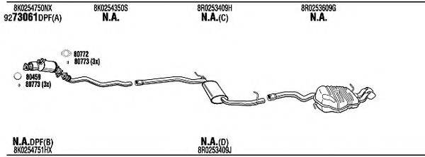 WALKER ADK27564BB Система випуску ОГ