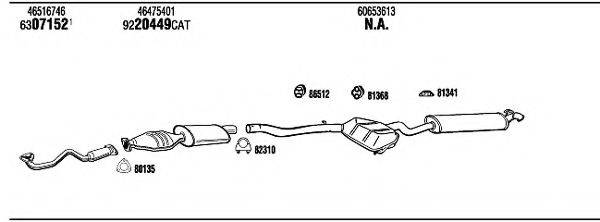 WALKER AR14612 Система випуску ОГ